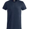 Basic t-shirt, mørk marineblå, str. XS T-Shirts & Poloshirts