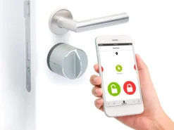 Online Danalock V3 Smart Lock Scandi elektronisk dørlås, bluetooth og z-wave, sølv Alarmsystemer & Tyverisikring