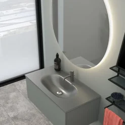Outlet Corona spejl med lys, Spejle Med Lys