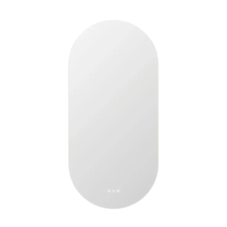 Clearance Corona spejl med lys, dæmpbar, touch, 105x50 cm Spejle Med Lys