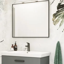 Outlet Mido+ Libra spejllampe, sort, Spejllamper