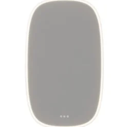 Best Squircle spejl med lys, 100x60 cm Spejle Med Lys|Tilbud