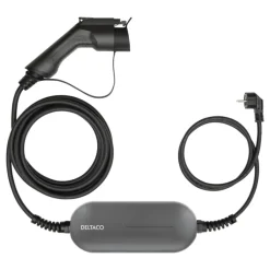 Clearance ladekabel med schuko stik, type 1, 6A, 5,5 meter Ladekabler Til Elbiler