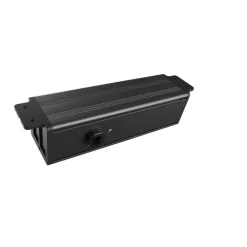 Outlet underbordsstikdåse, 3 stikkontakter, A+C USB-oplader, sort Stikdåser
