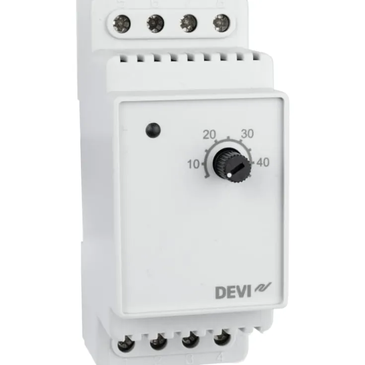 Sale reg 330 elgulvvarme termostat, -10°C-+10°C Devi