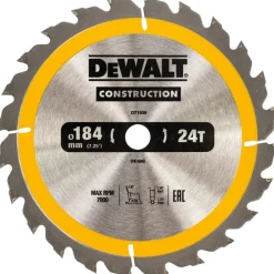 Construction rundsavklinge, Ø184/16 mm, 24 td. Skiver & Klinger