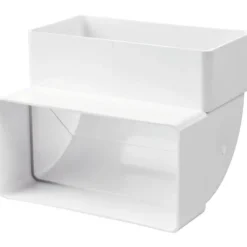 Best bøjning, 90°, 110x55 mm over lang side, vertikal Rørmuffer|Duka