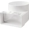 Best bøjning, 90°, 110x55 mm x Ø100 mm Rørmuffer|Duka
