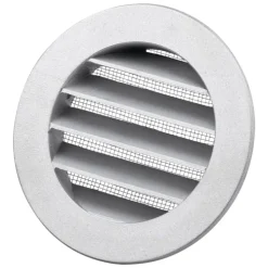 Hot Dusav udvendig jalousirist, Ø100 mm, aluminium Ventilationsriste|Duka