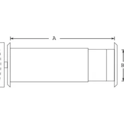 Sale friskluftventil, Ø75 mm, 230-350 mm, komplet med tallerkenventil Ventiler|Duka