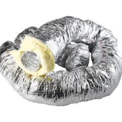 Discount isoleret alufolie flexslange, Ø100 mm, 5 meter Flexslanger|Duka