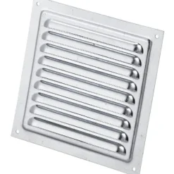 Discount jalousirist, 250x250 mm, aluminium Ventilationsriste|Duka