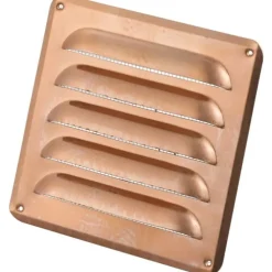 Outlet jalousirist, 210x210 mm, kobber Ventilationsriste|Duka