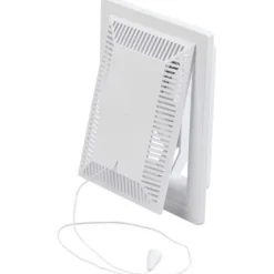 Online klapventil, 100x150 mm, åben model, hvid Ventiler|Duka