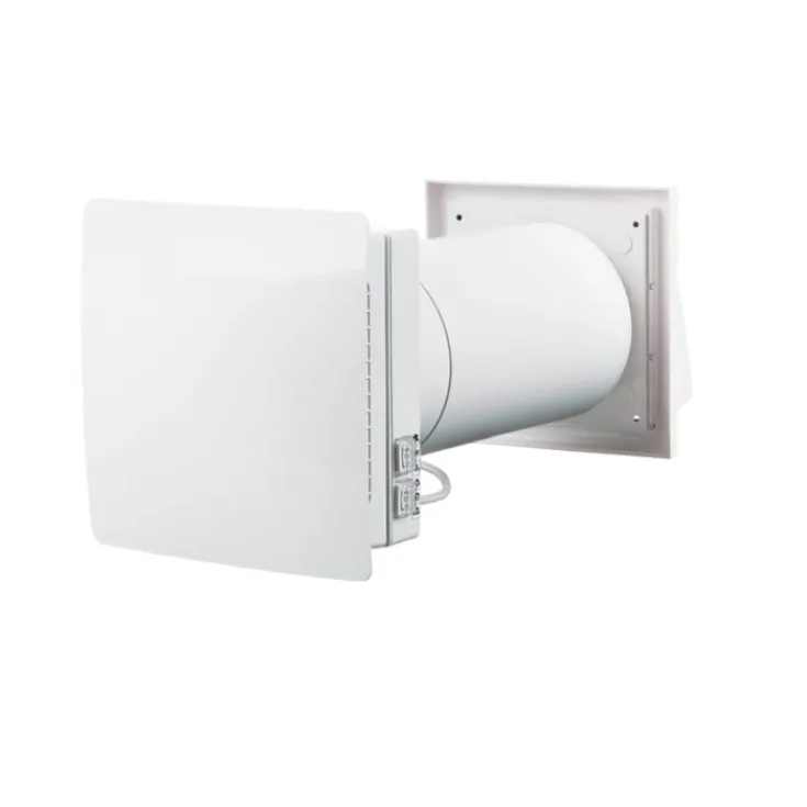Clearance One C6 ventilator med varmegenvinding, Ø150 mm, hvid Varmegenvinding|Duka