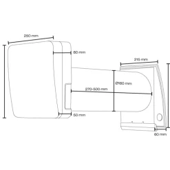 Outlet One S6 ventilator med varmegenvinding, Ø160 mm, hvid Varmegenvinding|Duka