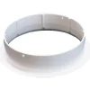 rørstuds for S7 ventilator Ø100 mm, hvid Rørmuffer|Duka