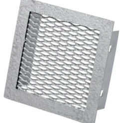 Clearance sokkelrist, 150x150 mm, aluminium Ventilationsriste|Duka
