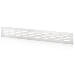 New ventilationsrist, 400 x 60 mm, type 460, aluminium Ventilationsriste|Duka