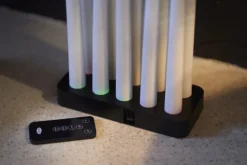 Discount genopladelige LED kronelys, 10 stk. Kunstige Stearinlys