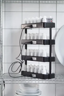 Hot stativ med plads til 48 LED lys Bordlamper