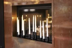 Clearance Totem lysestage, lille Kunstige Stearinlys
