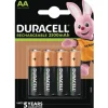 Best AA genopladelige batterier, 4 stk. Batterier|Duracell