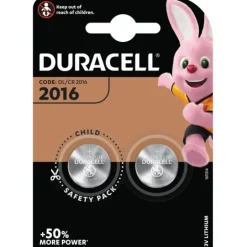 Clearance CR2016 batterier, 2 stk. Batterier|Duracell