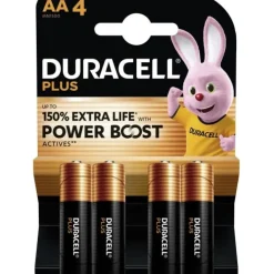 Plus AA batterier, 4 stk. Batterier|Duracell