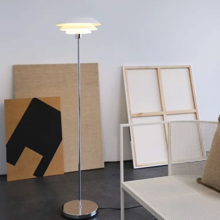 Online DL31 gulvlampe, hvid Gulvlamper|Dyberg Larsen