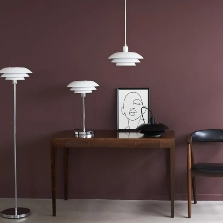 Online DL31 gulvlampe, hvid Gulvlamper|Dyberg Larsen