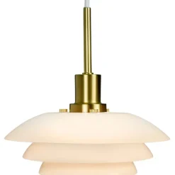 Online DL20 pendel, opal/messing Dyberg Larsen