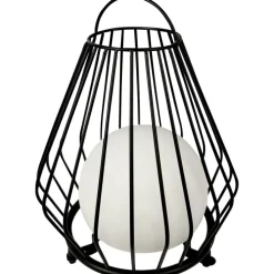 Outlet Evesham solcelle lanterne, sort, Udendørs Bordlamper|Solcellelamper