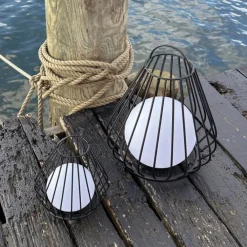Best Evesham solcelle lanterne, sort, Udendørs Bordlamper|Solcellelamper