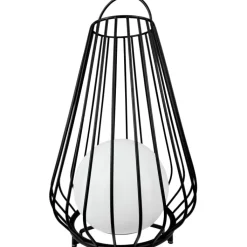 Online Evesham solcelle lanterne, sort, Udendørs Bordlamper|Solcellelamper