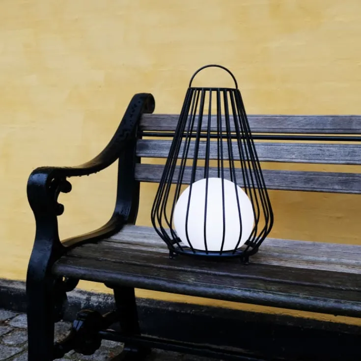 Online Evesham solcelle lanterne, sort, Udendørs Bordlamper|Solcellelamper