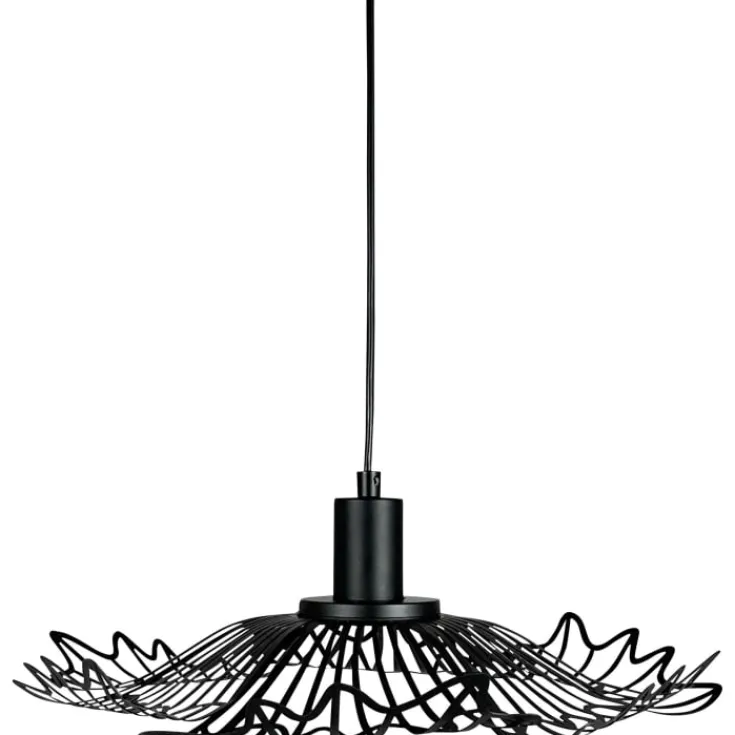Outlet Flora pendel, sort, Ø40 cm Dyberg Larsen