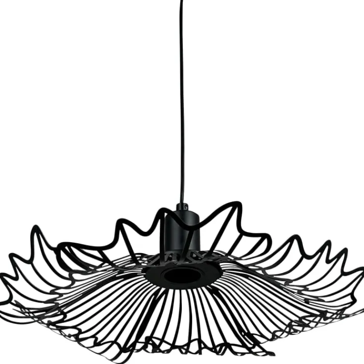 Outlet Flora pendel, sort, Ø40 cm Dyberg Larsen