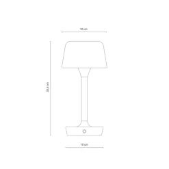 Outlet Flow genopladelig bordlampe, Genopladelige Lamper