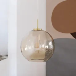 Best Loop pendel, ravfarvet, Ø30 cm Dyberg Larsen