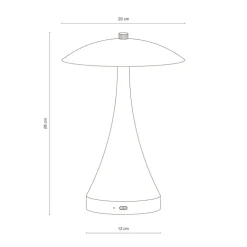 Best Vienna genopladelig bordlampe, Genopladelige Lamper