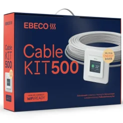 Discount gulvvarmesæt med varmekabel & termostat, wifi, 330W, 31 meter Varmekabler & Frostsikring