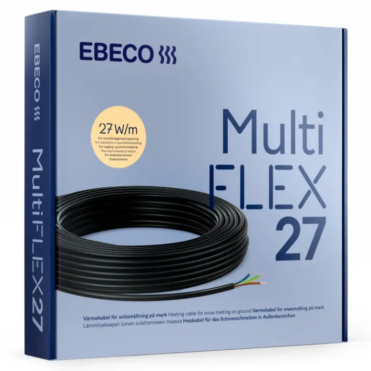 Multiflex MI-60 varmekabel, 2380W, 42 meter Varmekabler & Frostsikring