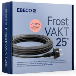 selvregulerende frostsikringskabel, F-25, 125W, 5 meter Varmekabler & Frostsikring