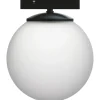 Outlet Click kugle skinnespot, sort/opal Skinnespots
