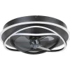 Discount Namori ventilator med lys, sort Loftventilatorer