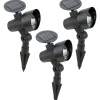 Clearance solcelle spotlamper, 3 stk. Solcellelamper|Havelamper