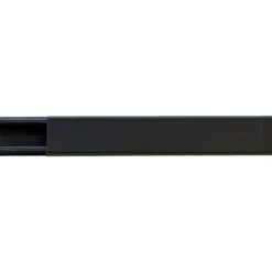 Hot E-line minikanal m/ tape 2 meter sort, Kabelkanaler