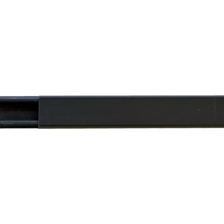 Hot E-line minikanal m/ tape 2 meter sort, Kabelkanaler
