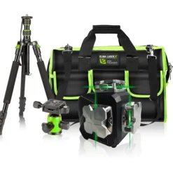 New Laser X360-3 kit, linjelasersæt med trefod og taske Tilbud|Lasermålere & Vaterpas